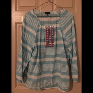 Talbots popover shirt
